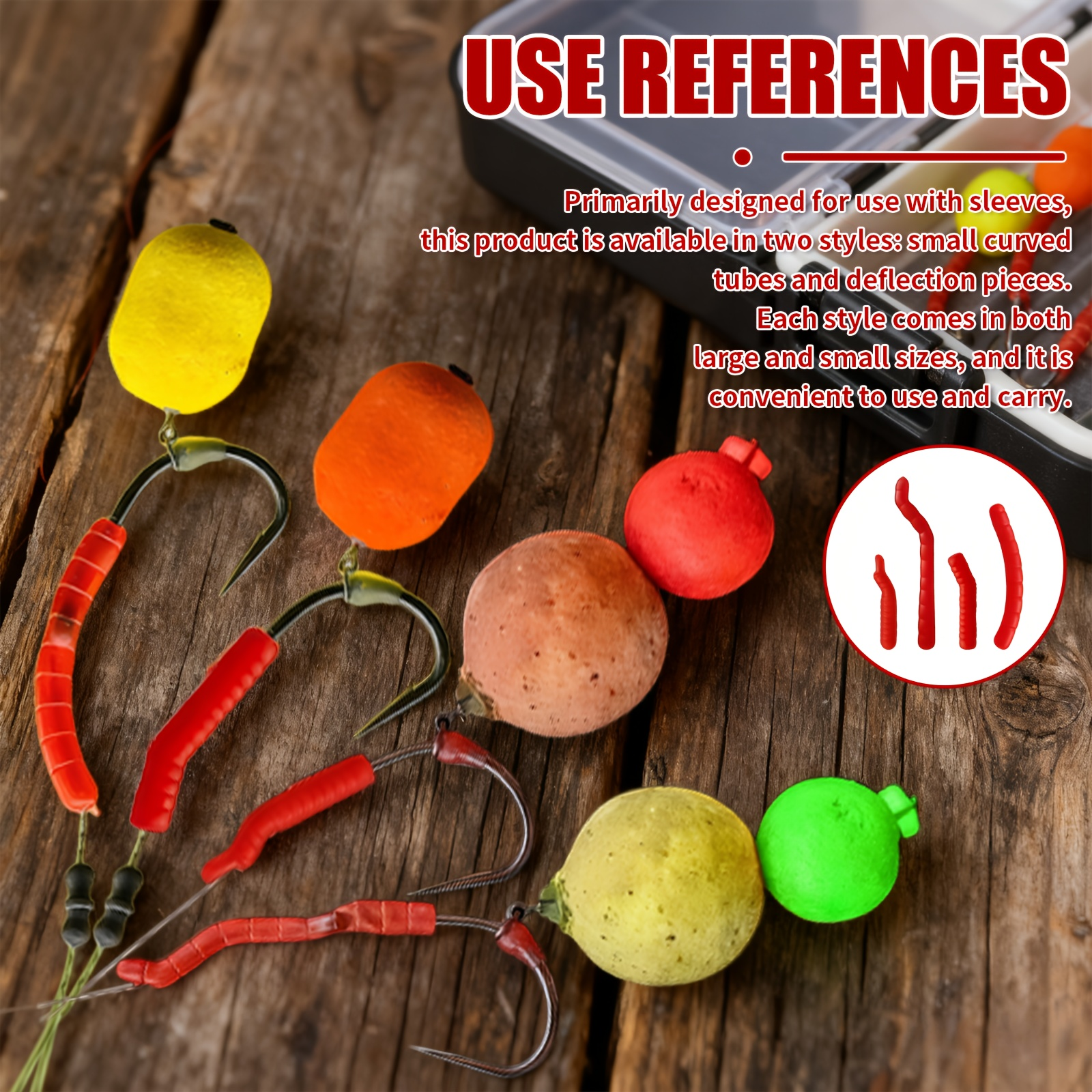 Red Artificial Bloodworm Hook  - Aglaonema Red recensione e prezzo