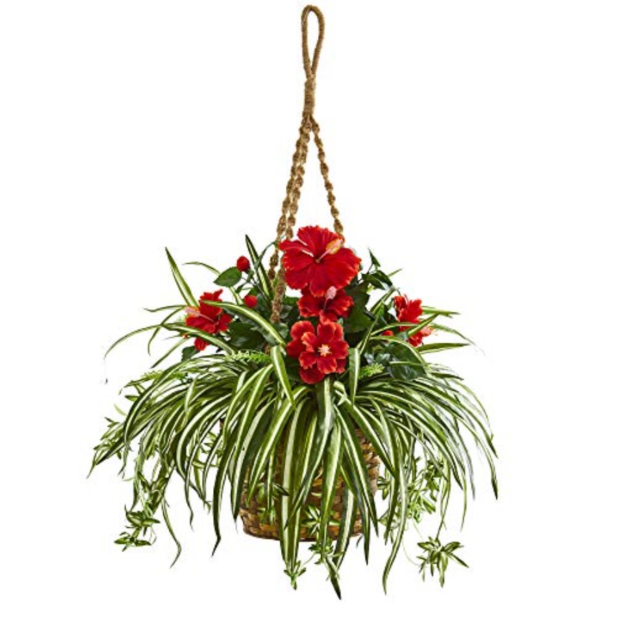 Hanging basket artificial plan - Spider Plant Hanging recensione e prezzo