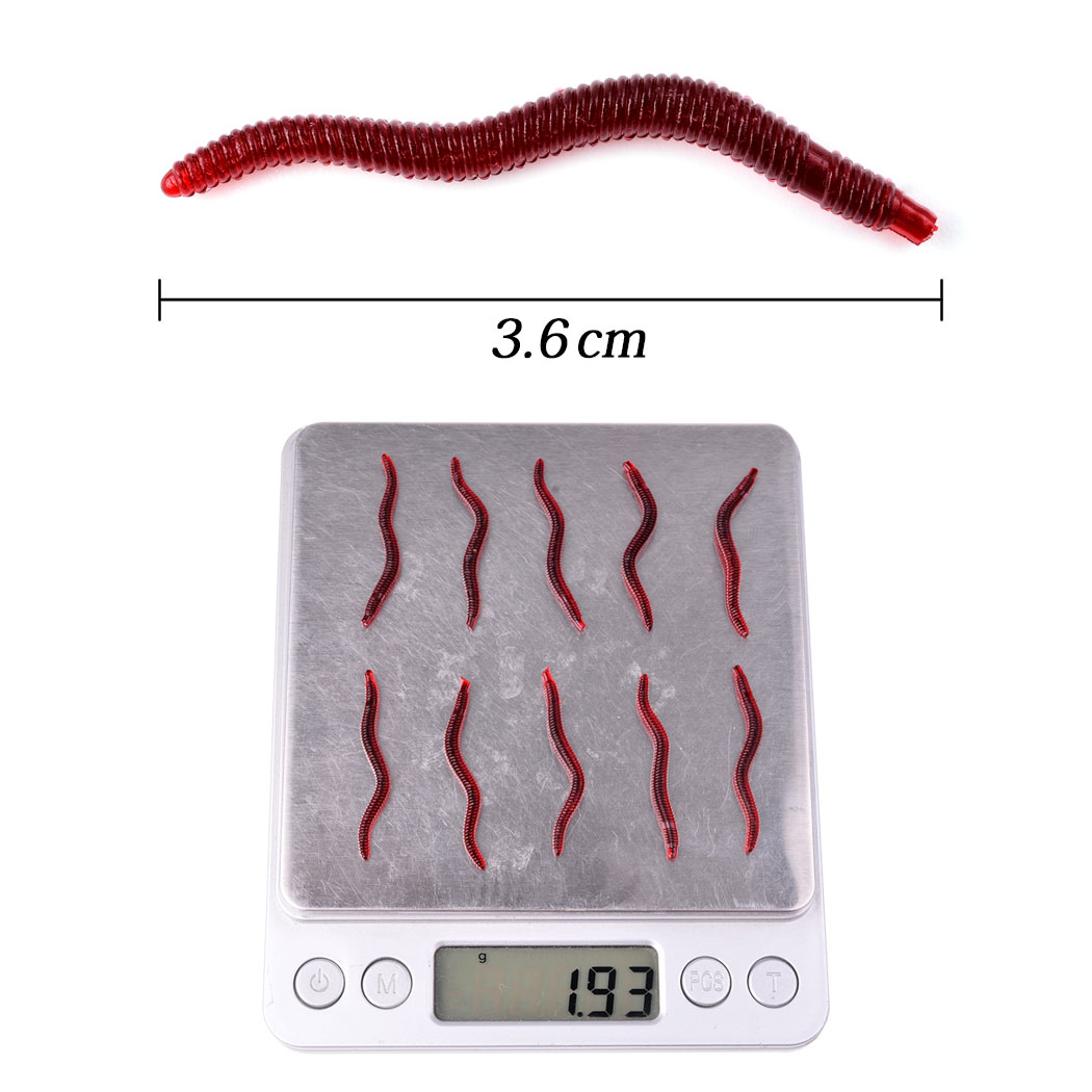 50pcs Lifelike Red Worm Soft L - Aglaonema Red recensione e prezzo