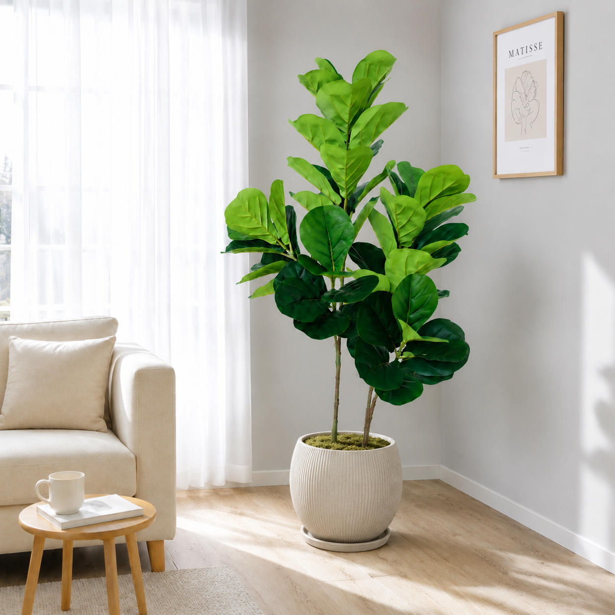 130cm/4.3ft Artificial Ficus L - Ficus Lyrata Tree recensione e prezzo