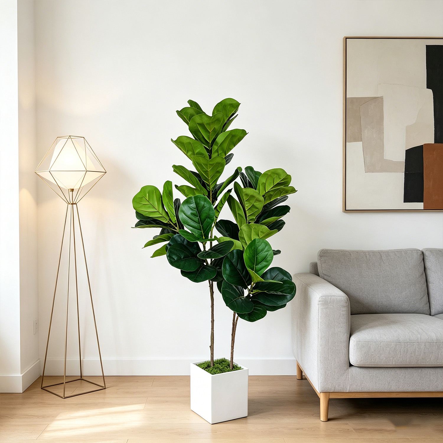 130cm/4.3ft Artificial Ficus L - Ficus Lyrata Tree recensione e prezzo