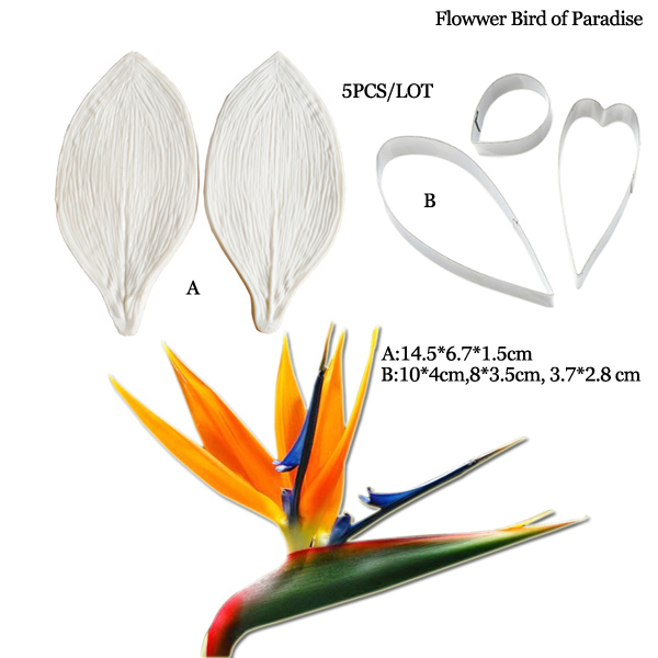 Large Gumpaste Strelitzia Bird - Bird Paradise Strelitzia recensione e prezzo