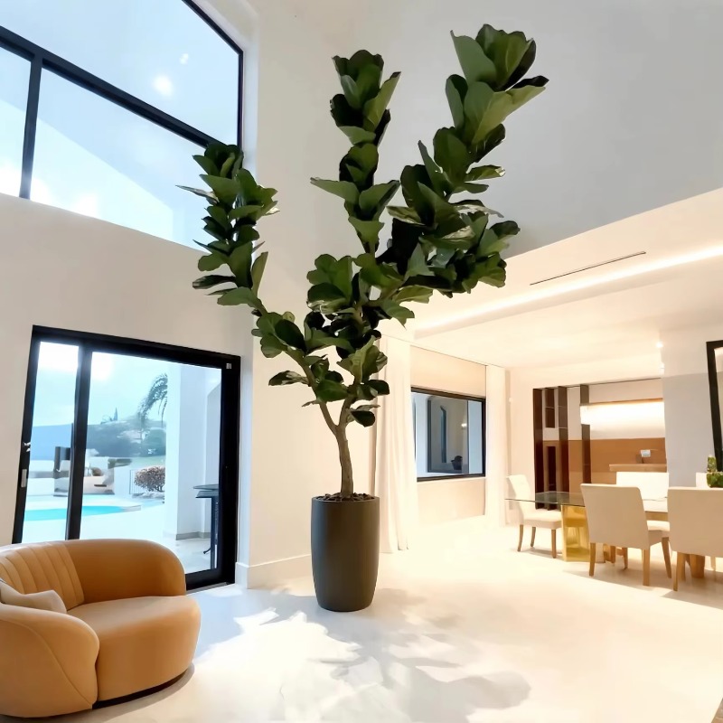 Artificial Plants Indoor Potte - Ficus Lyrata Tree recensione e prezzo