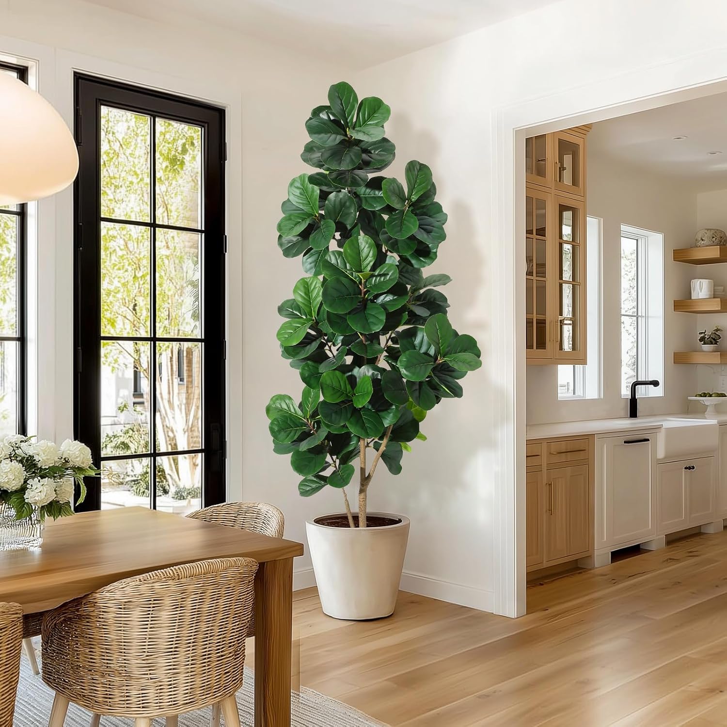 4-7 FT Fiddle Leaf Fig Tree Ar - Ficus Lyrata Tree recensione e prezzo