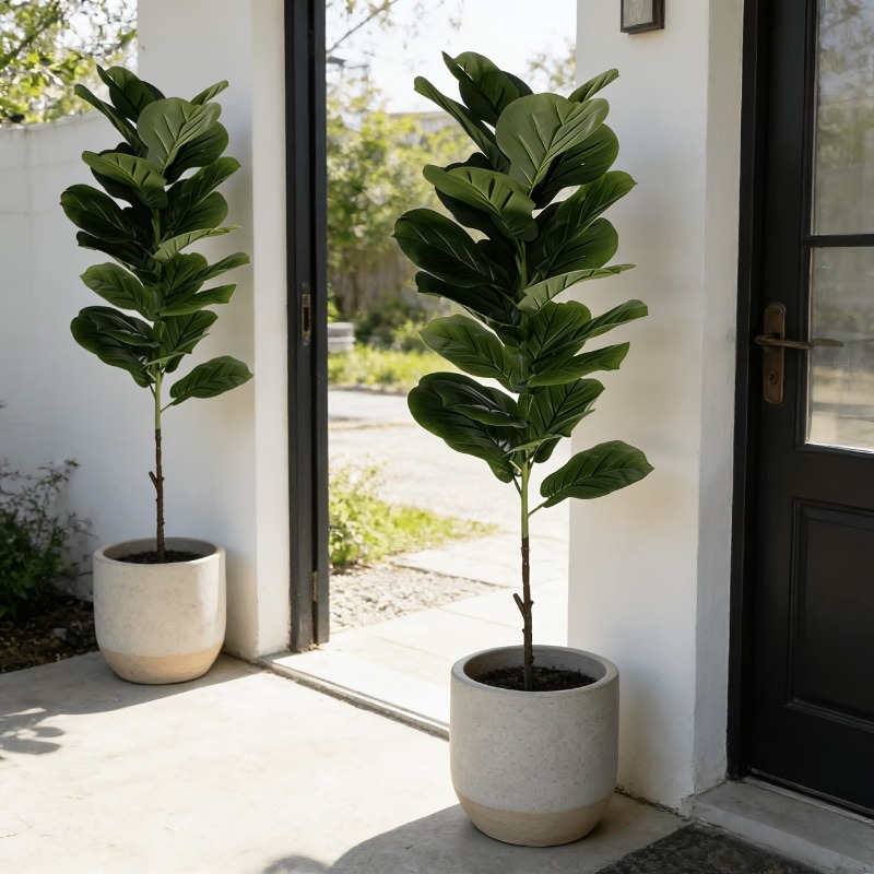 1Pc 100cm Artificial Ficus Lyr - Ficus Lyrata Tree recensione e prezzo