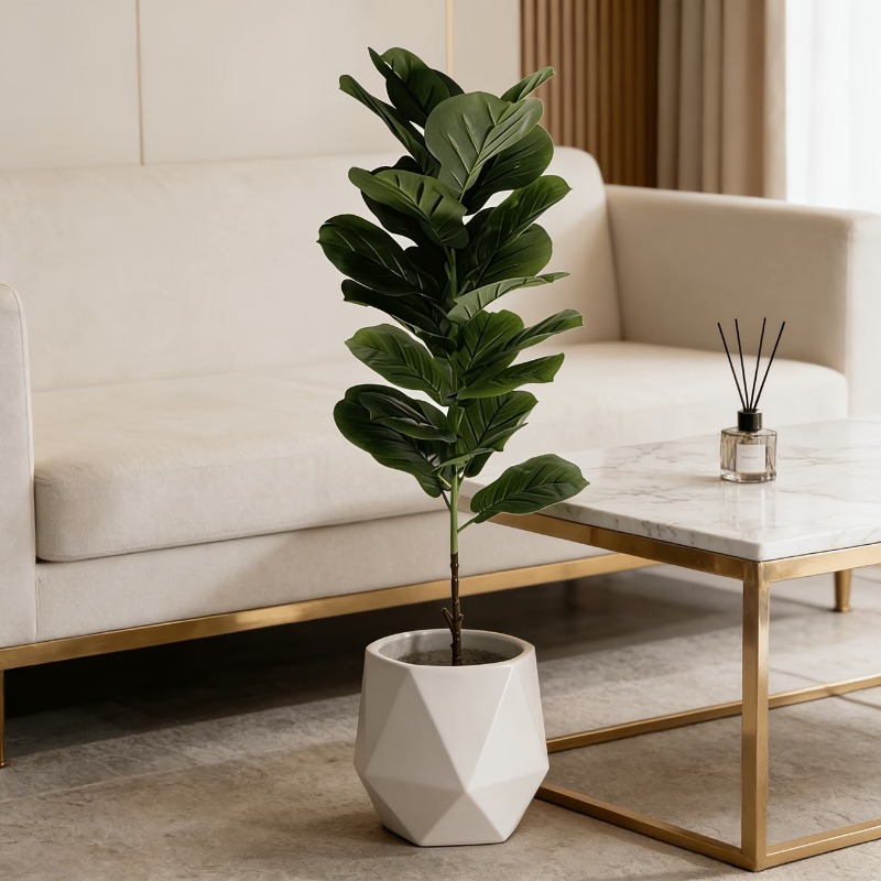 1Pc 100cm Artificial Ficus Lyr - Ficus Lyrata Tree recensione e prezzo
