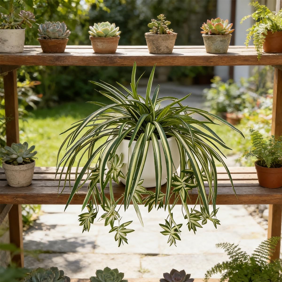 4PCS Artificial Hanging Spider - Spider Plant Hanging recensione e prezzo