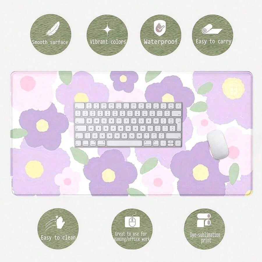 Purple Flower Mouse Pad - Larg - Tradescantia Purple recensione e prezzo