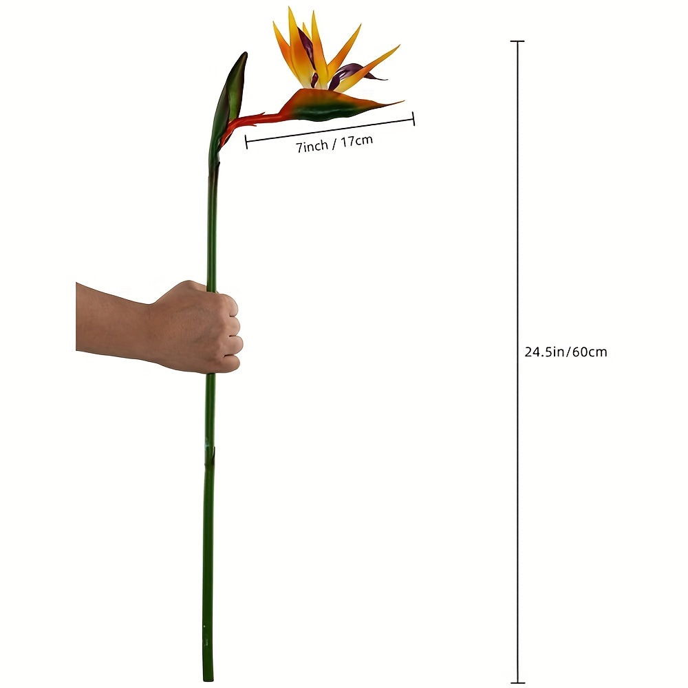 3pcs Artificial Bird Of Paradi - Bird Paradise Strelitzia recensione e prezzo