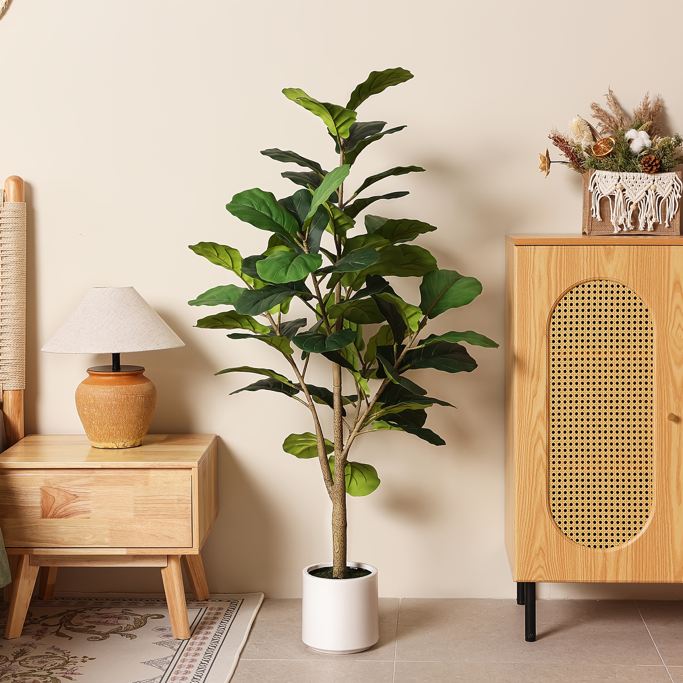 4.5ft Realistic Artificial Fid - Ficus Lyrata Tree recensione e prezzo