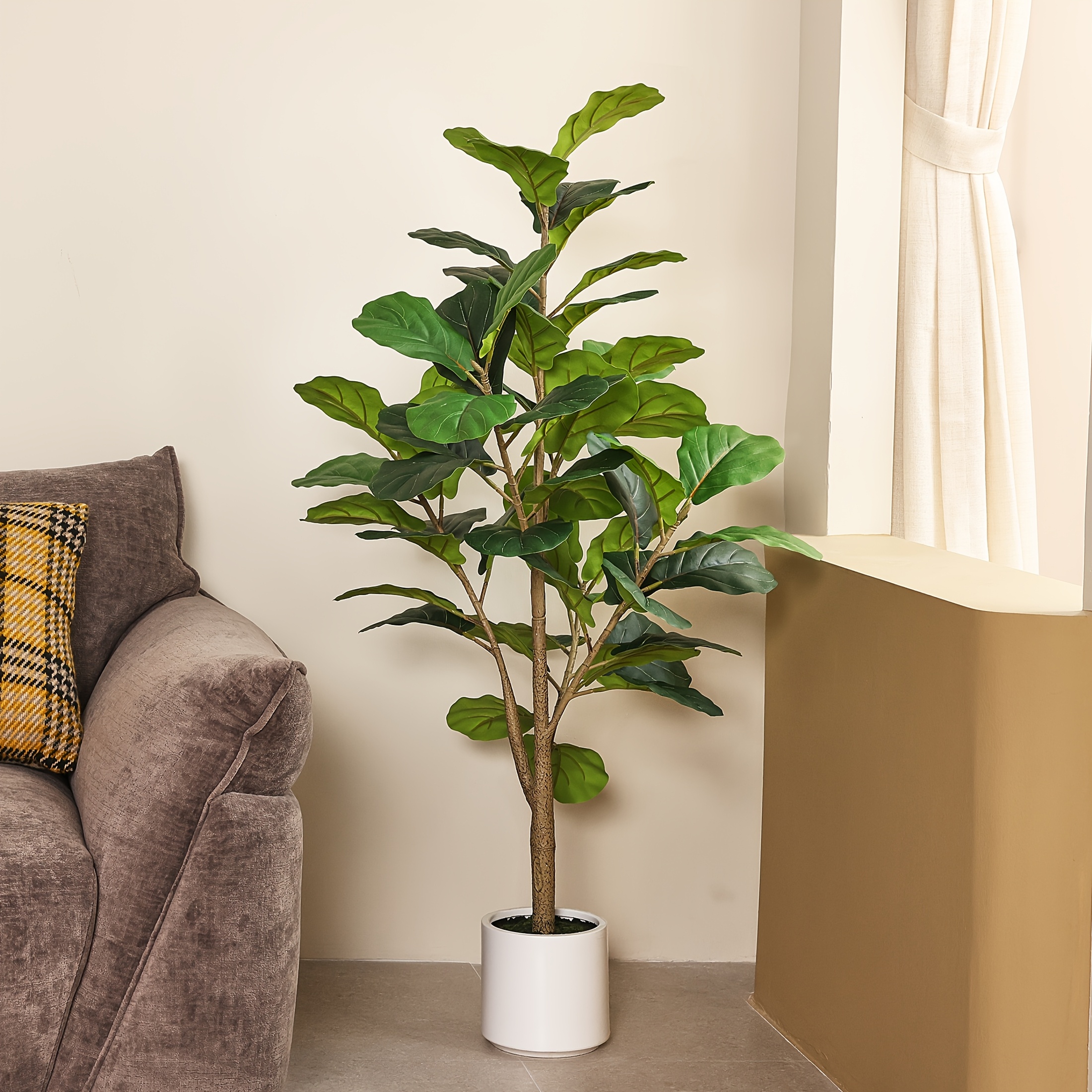 4.5ft Realistic Artificial Fid - Ficus Lyrata Tree recensione e prezzo