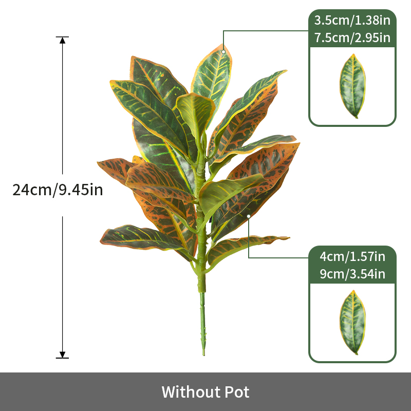 24-41cm Artificial Plants Fake - Ficus Lyrata Tree recensione e prezzo