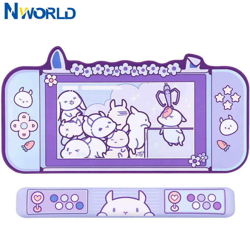 Large Kawaii Gaming Mouse Pad  - Tradescantia Purple recensione e prezzo