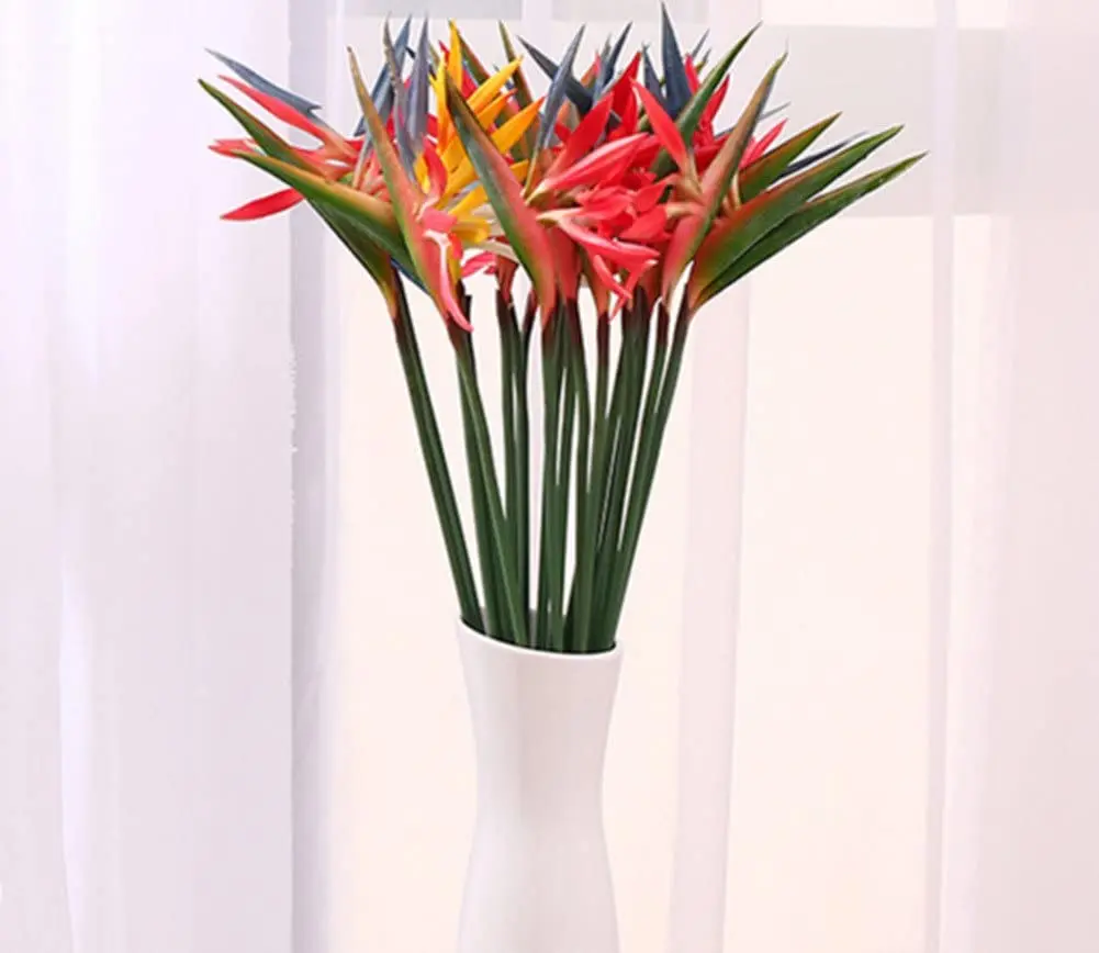 8PCS Artificial Flowers Streli - Bird Paradise Strelitzia recensione e prezzo