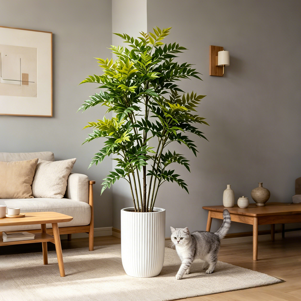 73-135cm Artificial Nandina Pl - Ficus Lyrata Tree recensione e prezzo