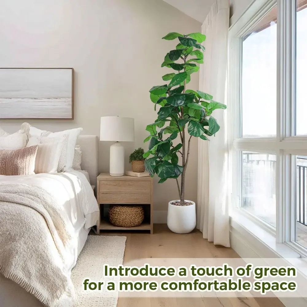 Artificial Large Ficus Lyrata  - Ficus Lyrata Tree recensione e prezzo