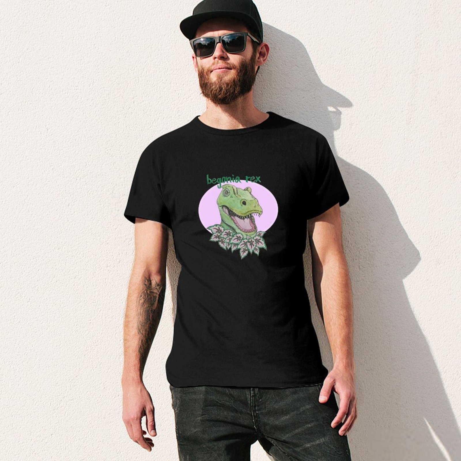 T rex begonia (pink) T-Shirt S - Begonia Rex recensione e prezzo