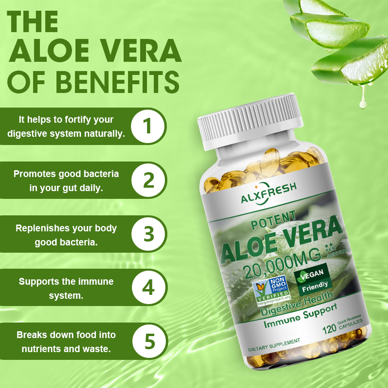 Aloe Vera Capsules Improve Dig - Aloe Vera Pot recensione e prezzo