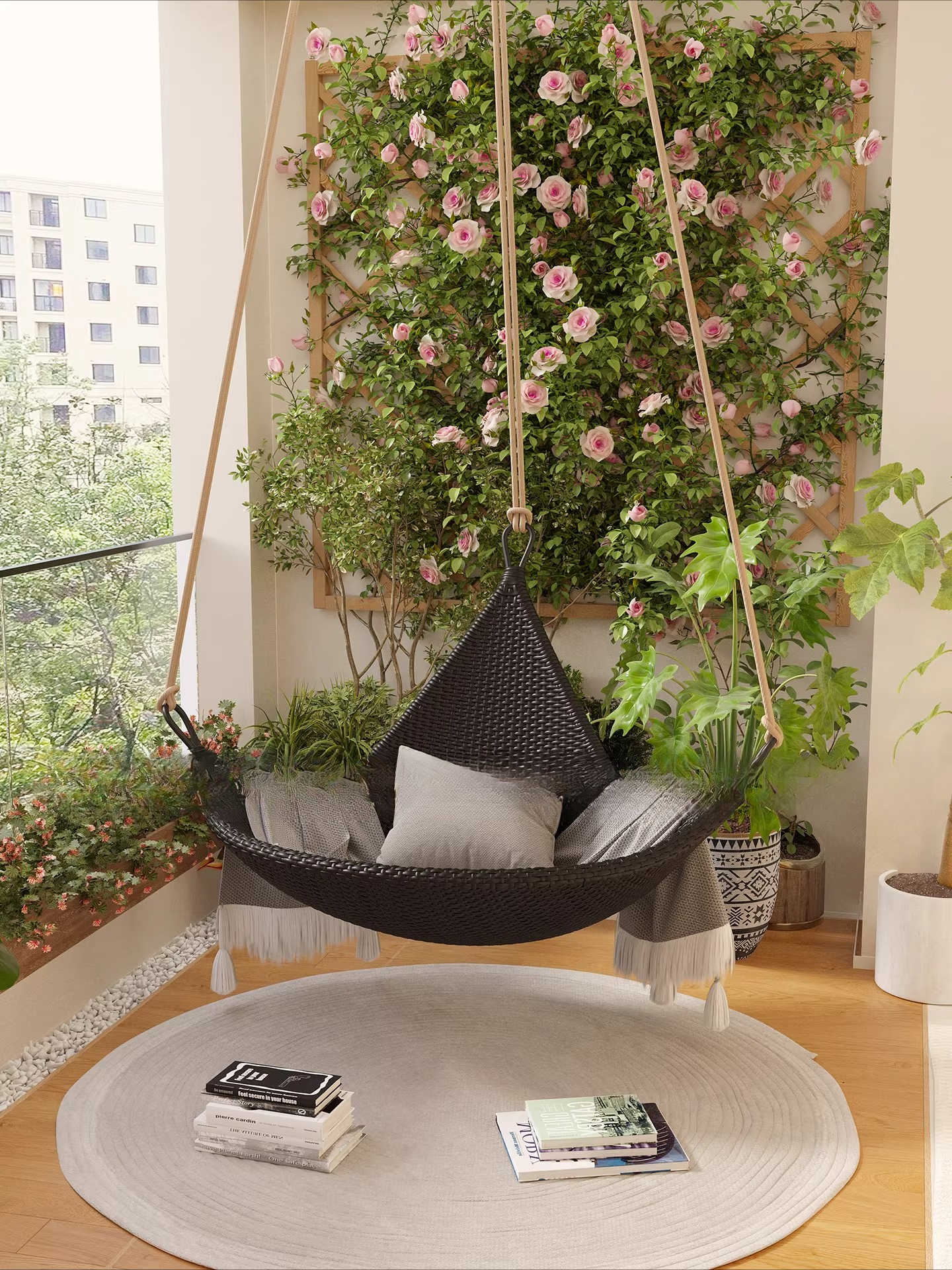 hanging chair cradle hanging b - Spider Plant Hanging recensione e prezzo