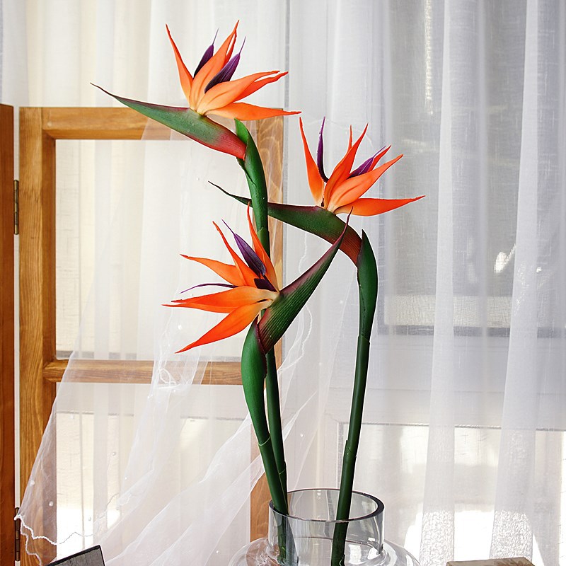 3pcs Artificial Bird Of Paradi - Bird Paradise Strelitzia recensione e prezzo