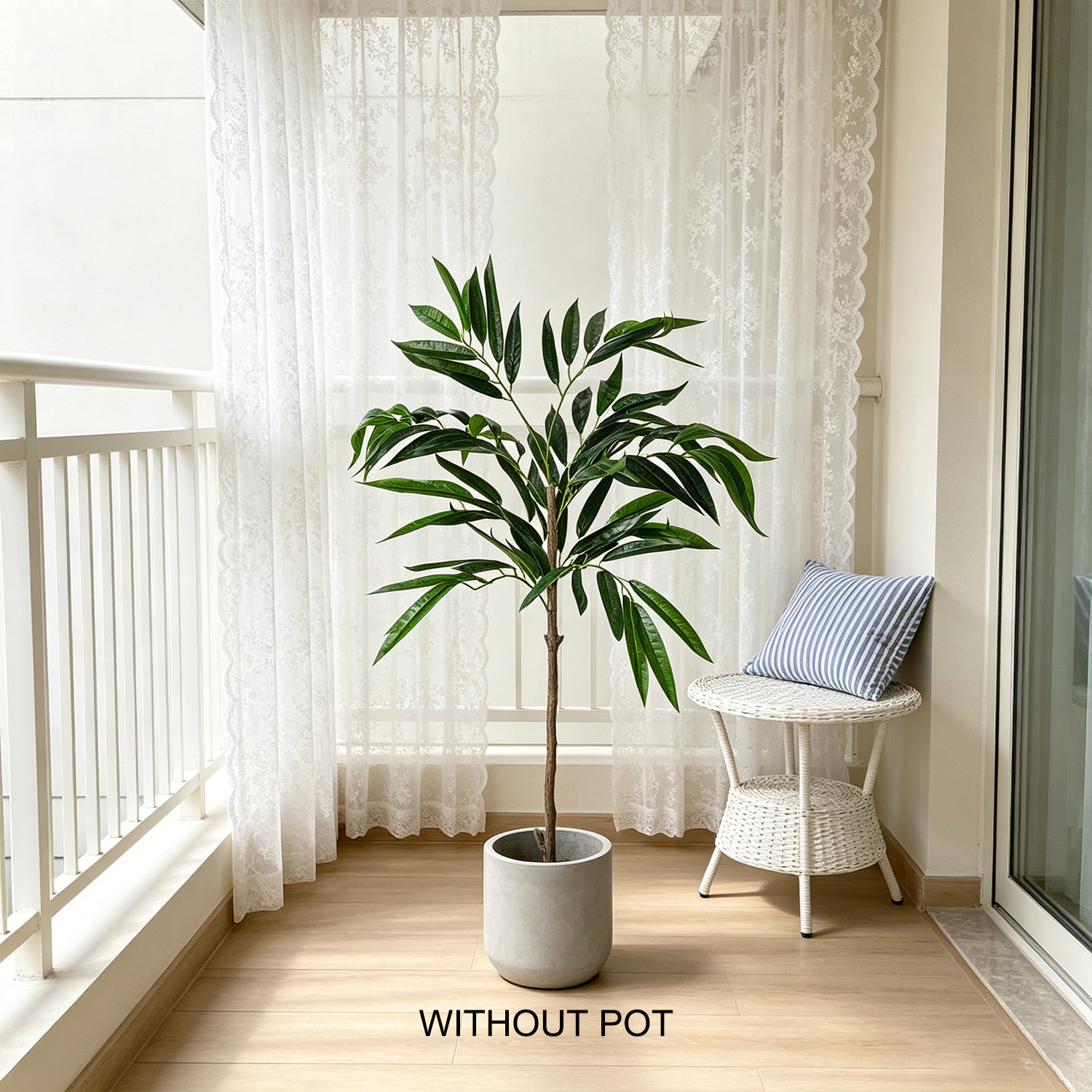 65-210cm/6.9ft Artificial Will - Ficus Lyrata Tree recensione e prezzo